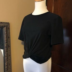 lululemon athletica Tops - Lululemon Crescent Tee Black 6 lululemon athletica Tops - Lululemon Crescent Tee Black 6